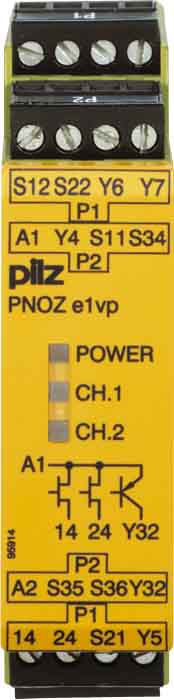 PILZ ITALIA SRL - PIZ774132 PNOZE1VP 300S 24DC 1PNP(R)+1PNP(I)+1PNP