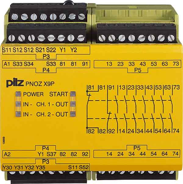 PILZ ITALIA SRL - PIZ774606 PNOZ X9 230AC/24DC 7NA+2NC+2PNP