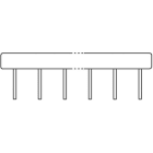 MURRELEKTRONIK SRL - MUE90975 BARRA DI POTENZIALE BLU 10 POLI