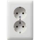 GIRA - GIR078203 SCHUKO 2f Vollpl. f. Geratedose 1,5f Sta