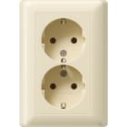 GIRA - GIR078801 SCHUKO 2f Vollpl. o.Kr. STK Standard 55