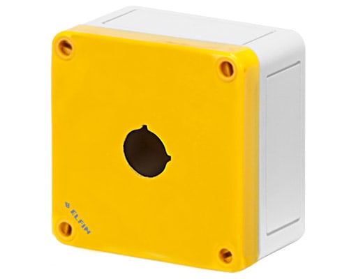 NEW ELFIN SRL - NEW080CS0909-5GP1 CASSETTA PS 94X94X57 COP.GIALLO 1F