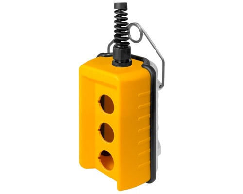 NEW ELFIN SRL - NEW080R140-GP3 PULS.REMOTA 140MM GIALLA 3 FORI