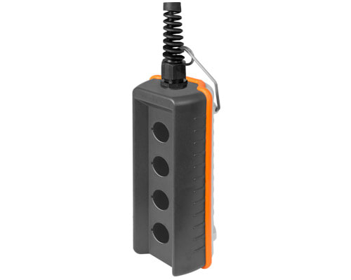 NEW ELFIN SRL - NEW080R200-P4 PULS.REMOTA 200MM GRIGIA 4 FORI
