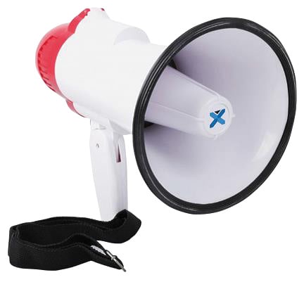 MELCHIONI SPA - MEM550923127 MEGAFONO 20W CON REGISTRATORE E SIRENA 9
