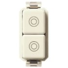 VIMAR SPA - VIW08275 DUE PULSANTI 1P NO 10A