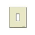 VIMAR SPA - VIW08605.A PLACCA 1M RESINA SCATTO AVORIO
