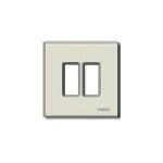 VIMAR SPA - VIW08606 PLACCA 2M ALLUM. SCATTO ORO