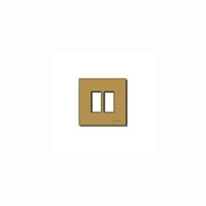 VIMAR SPA - VIW08606.BR PLACCA 2M ALLUM. SCATTO BRONZO