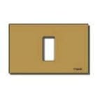 VIMAR SPA - VIW08635.BR PLACCA 1M ALLUM. SCATTO BRONZO