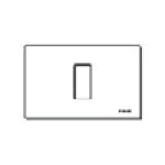 VIMAR SPA - VIW08635.Z PLACCA 1M RESINA SCATTO BIANCO