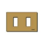 VIMAR SPA - VIW08636.BR PLACCA 2M ALLUM. SCATTO BRONZO