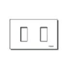 VIMAR SPA - VIW08636.Z PLACCA 2M RESINA SCATTO BIANCO