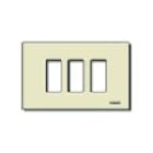 VIMAR SPA - VIW08637.A PLACCA 3M RESINA SCATTO AVORIO
