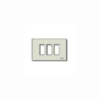 VIMAR SPA - VIW08637 Placca 3M allum. scatto oro