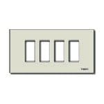 VIMAR SPA - VIW08638 PLACCA 4M ALLUM. SCATTO ORO