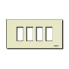 VIMAR SPA - VIW08638.A PLACCA 4M RESINA SCATTO AVORIO