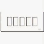 VIMAR SPA - VIW08639.A PLACCA 5M RESINA SCATTO AVORIO