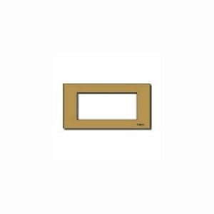 VIMAR SPA - VIW08658.BR PLACCA 4MSP ALLUM. SCATTO BRONZO
