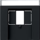GIRA - GGI0876005 Abd. BSF TAE USB System 55 Schwarz m