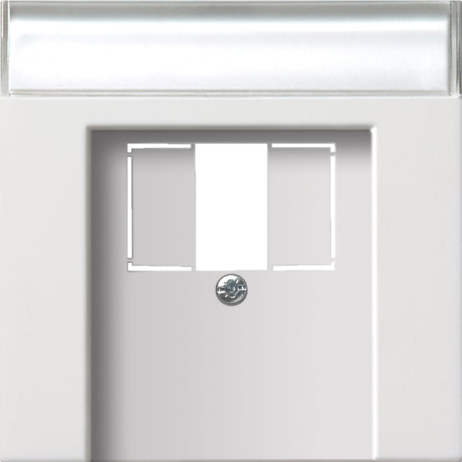 GIRA - GIR0876112 Abd. BSF TAE USB Flachenschalter Reinwei