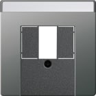 GIRA - GGI0876600 Abd. BSF TAE USB System 55 Edelstahl