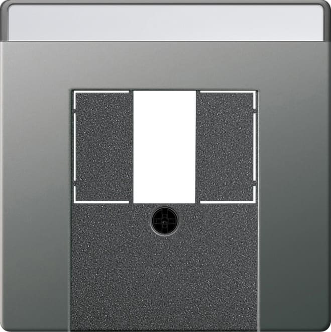 GIRA - GGI0876600 Abd. BSF TAE USB System 55 Edelstahl