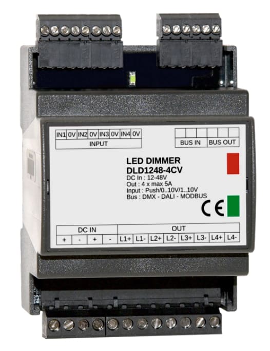 ELCOM SRL - EOW09325 CONTROLLER MULTIDIMMER 4X5A 12/24/48V