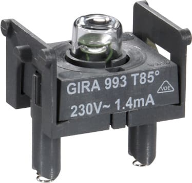 GIRA - GIR099300 ELEMENTO LAMPADA F. 0,8 E10 ACCESSORI