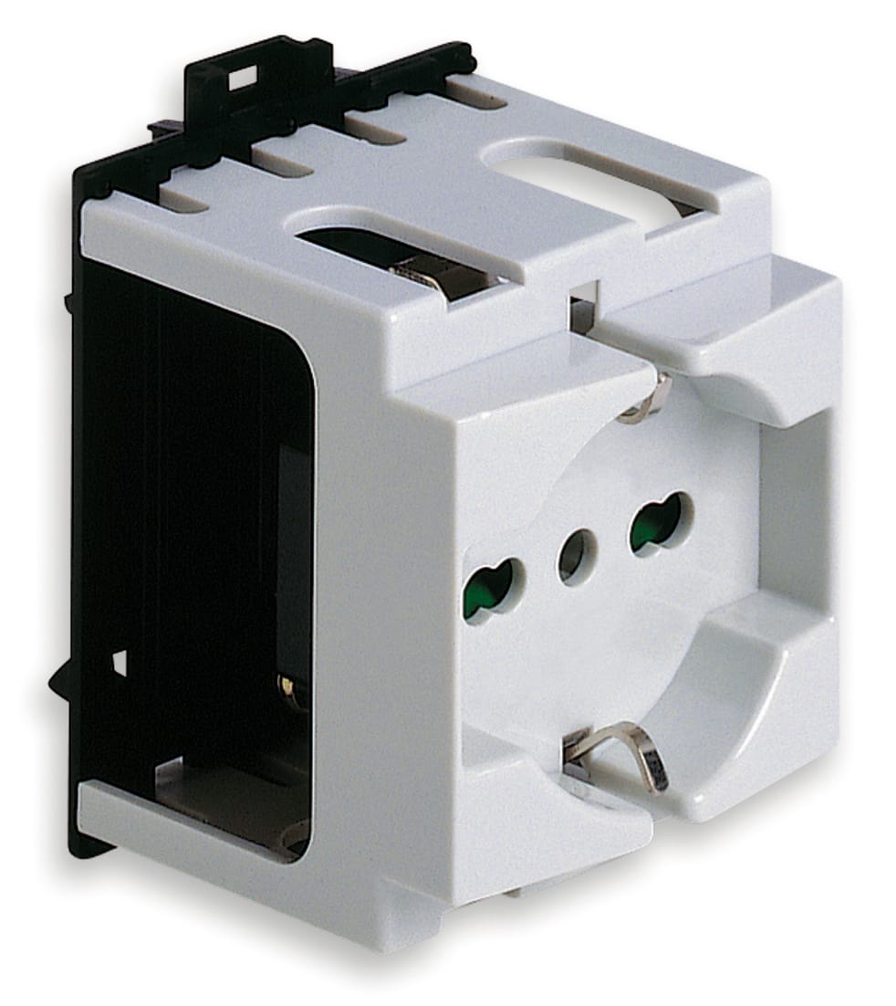 VIMAR SPA - VIW09967.1 PRESA 2P+T 16A UNIVERSALE GUIDA DIN