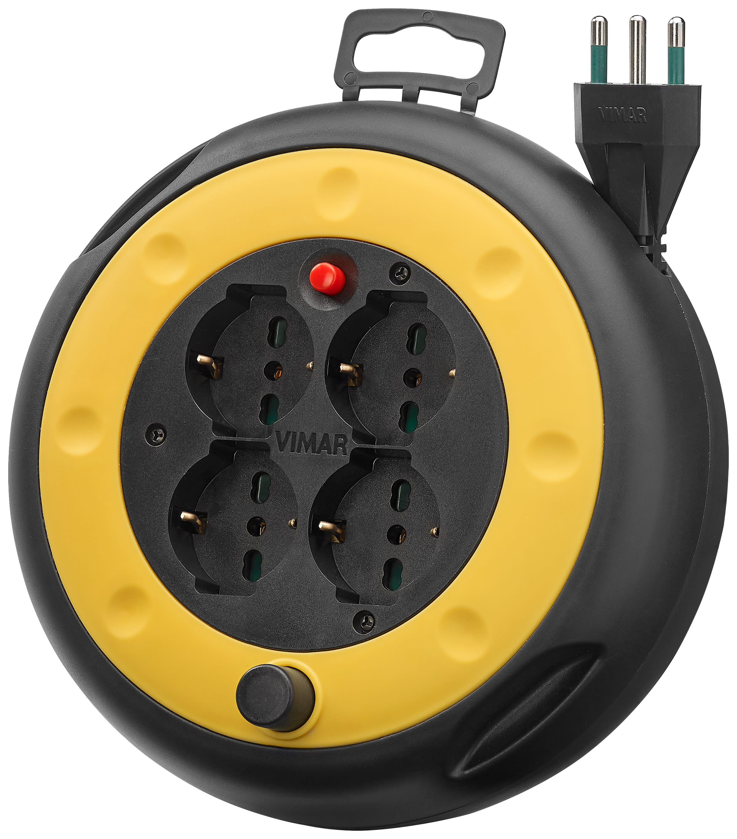 VIMAR SPA - VIW0P32713 Avvolgicavo 16A 4 uscite universali 4m