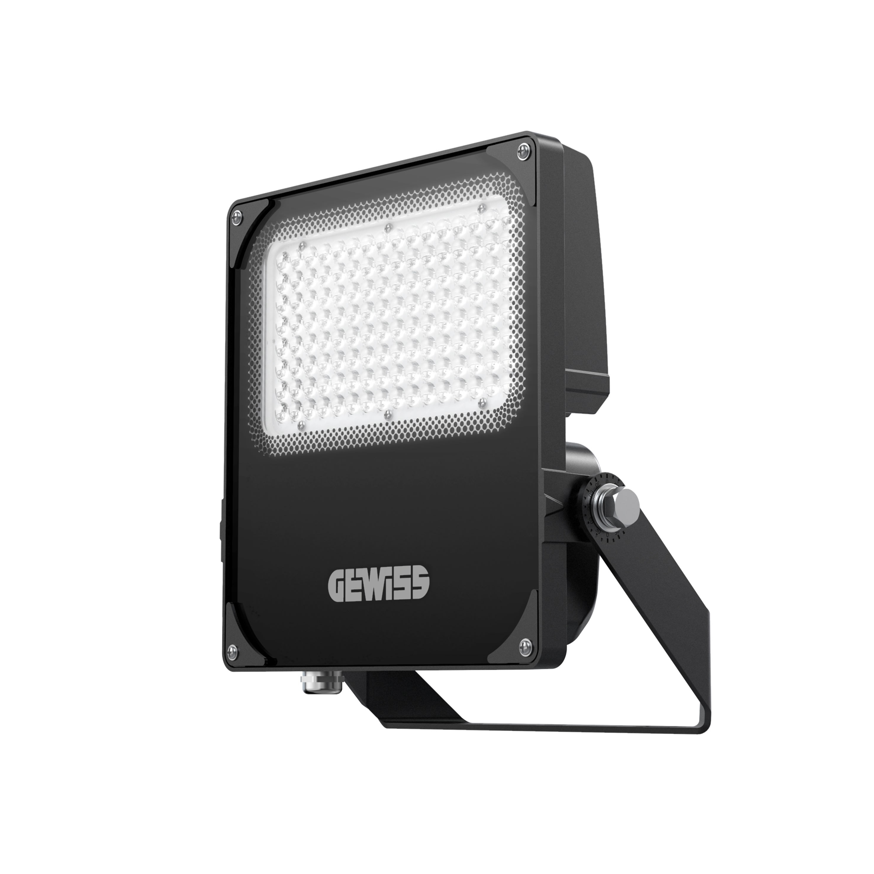 GEWISS - GEWGWF1100NC840 ELIA FL - M3 100W - ASIMMETRICO - 4000K CRI80 - ON/OFF - IP66 - CLASSE I - NERO
