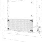 GEWISS - GEWGWD3334 PANNELLO FRONTALE AREATO - QDX - 850X200MM