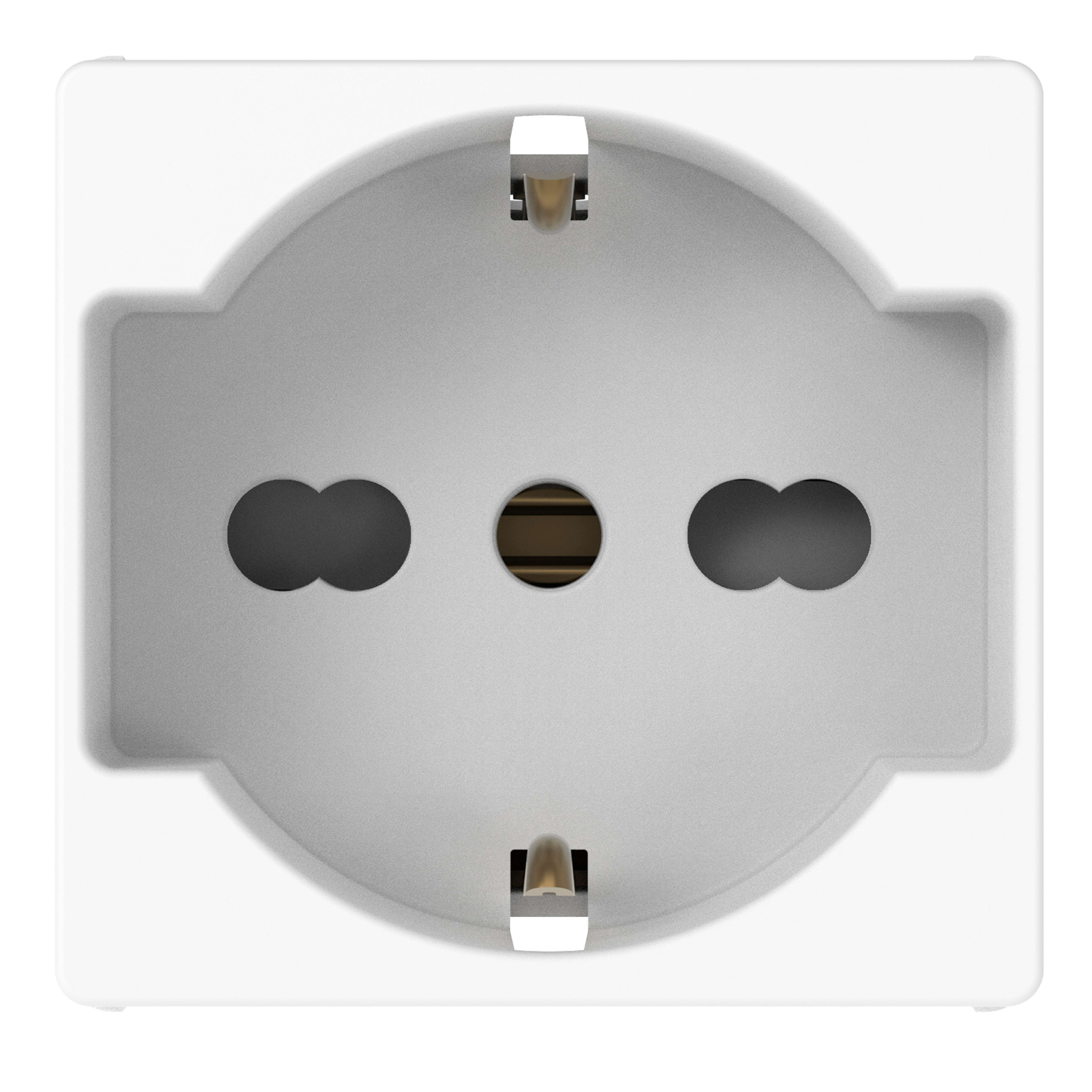 GEWISS - GEWGWC20246 PRESA 2P+T 10/16A STD IT/TED 2M BIANCO