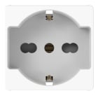 GEWISS - GEWGWC20246 PRESA 2P+T 10/16A STD IT/TED 2M BIANCO
