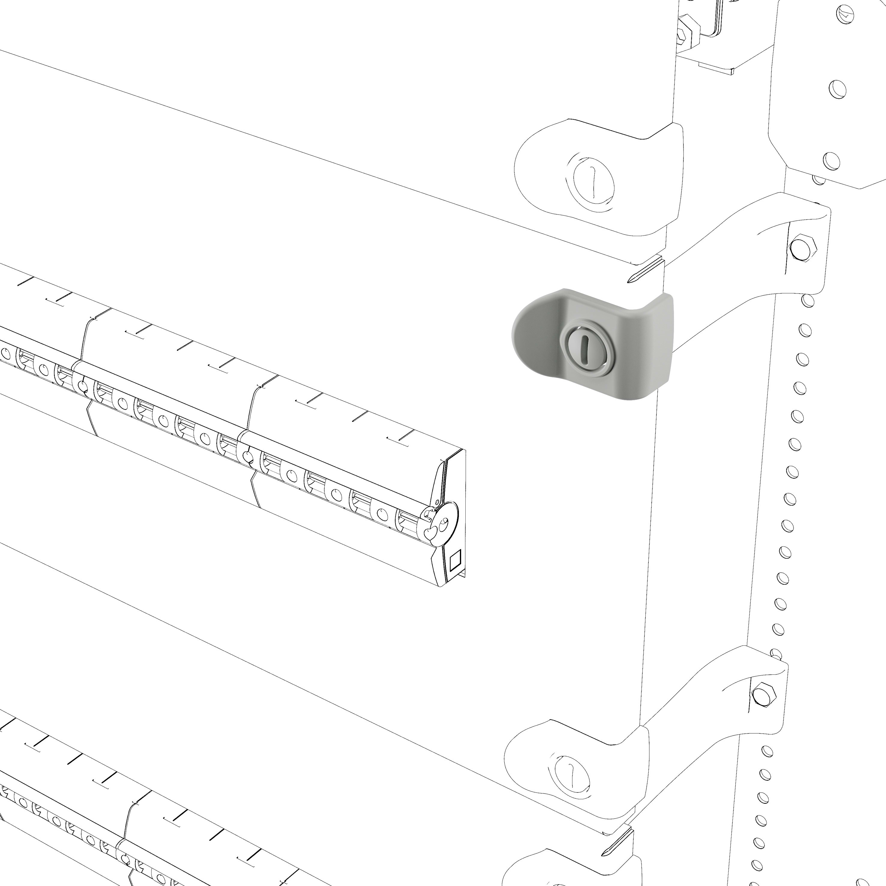 GEWISS - GEWGWD3457 QDX KIT CERNIERE PER PANNELLI