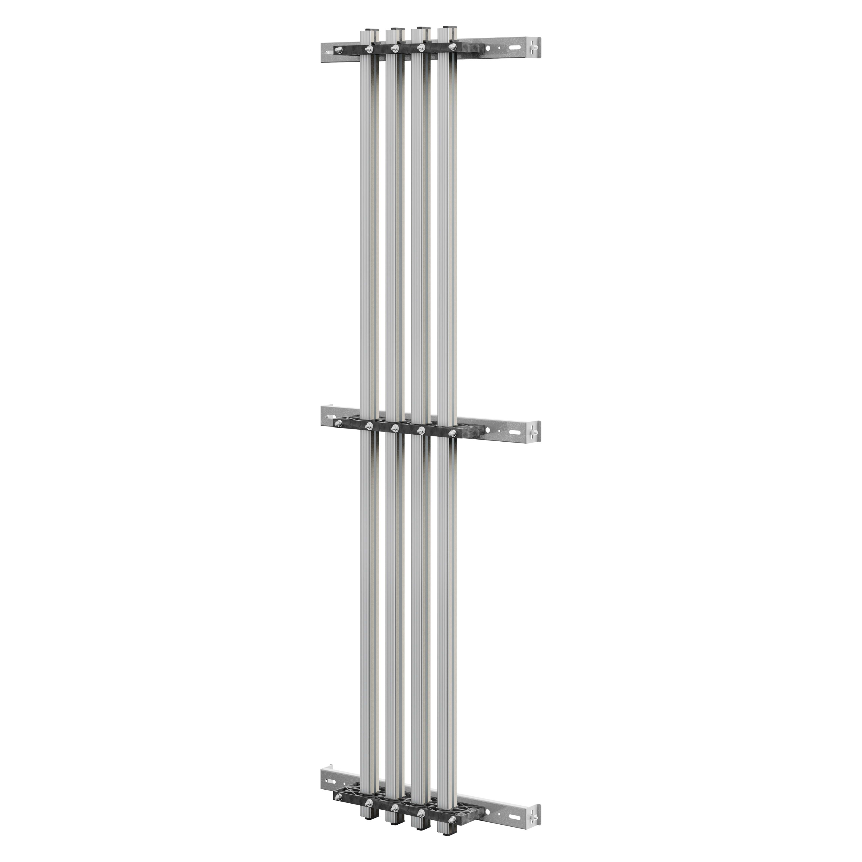 GEWISS - GEWGWD3755 COPPIA DI PORTABARRE - PER BARRE SAGOMATE IN ALLUMINIO - 630-800A - PER STRUTTURE P=600-800 - STRUTTURA B=600 - PER QDX 1600H