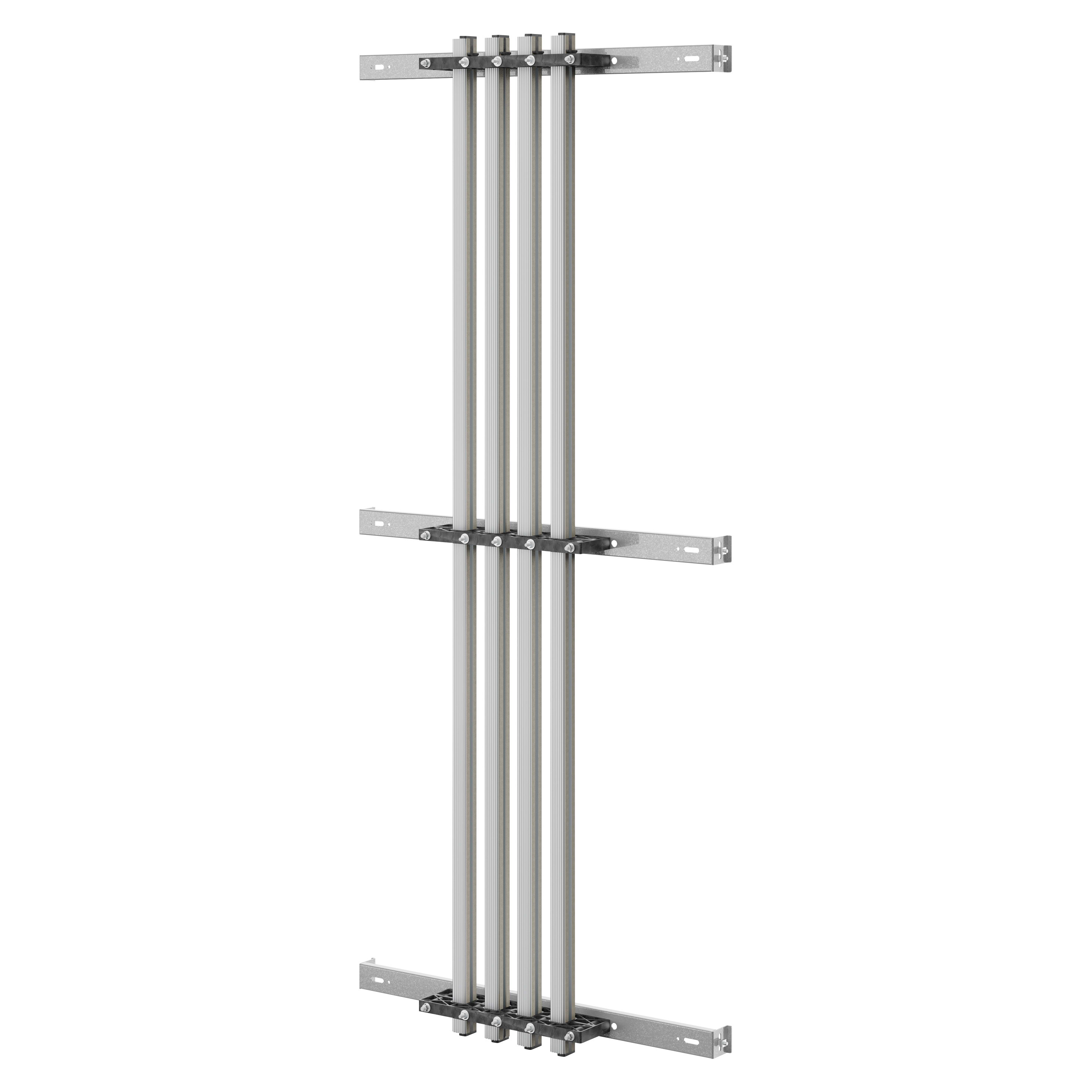 GEWISS - GEWGWD3757 COPPIA DI PORTABARRE - PER BARRE SAGOMATE IN ALLUMINIO - 630-800A - PER STRUTTURE P=600-800 - STRUTTURA B=850 - PER QDX 1600H