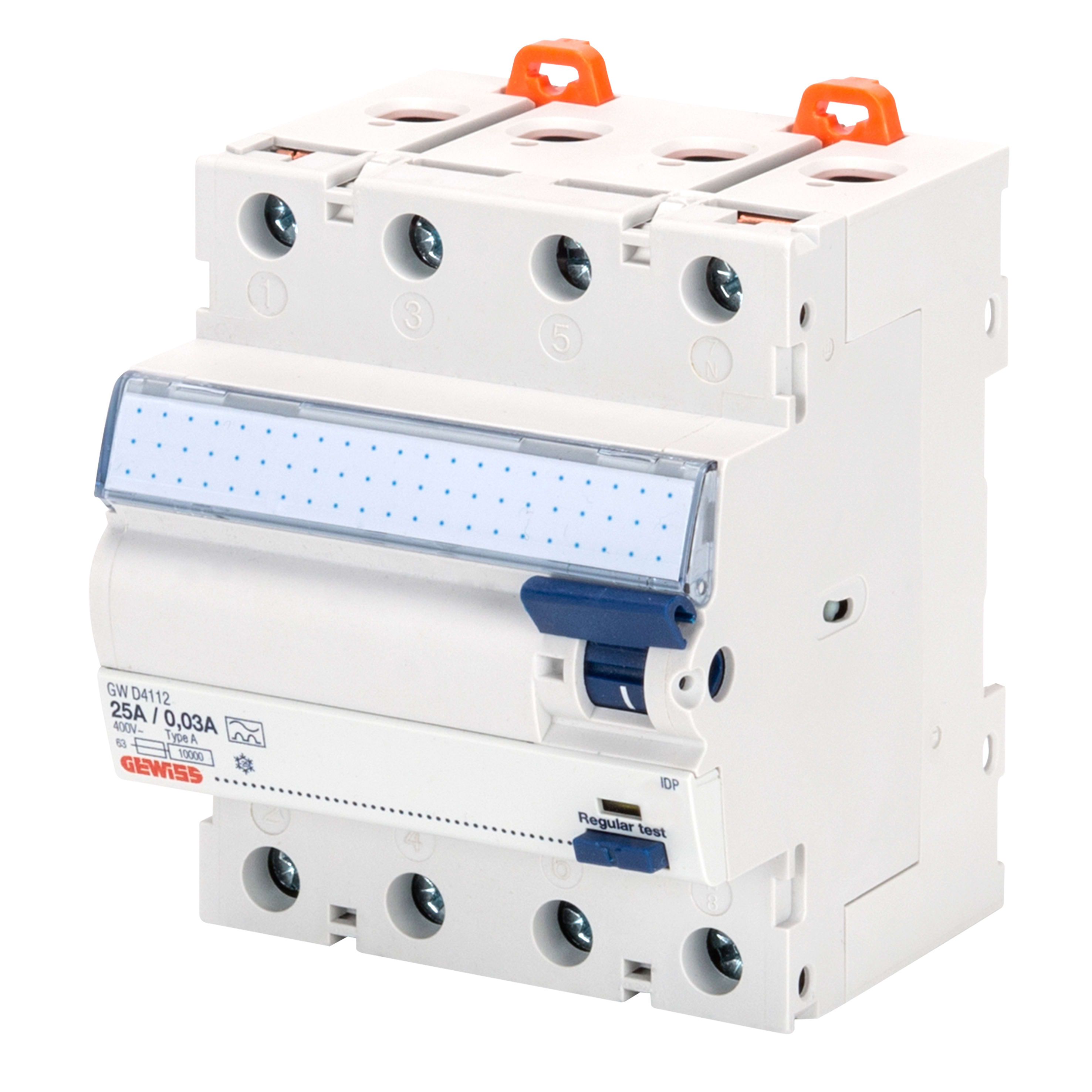 GEWISS - GEWGWD4143 INT.DIFF.PURO 4P 63A AC/0,1 4M