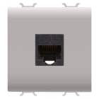 GEWISS - GEWGW13434 PRESA RJ45 - CATEGORIA 5e - UTP - 2 MODULI - NATURAL BEIGE SATINATO - CHORUSMART