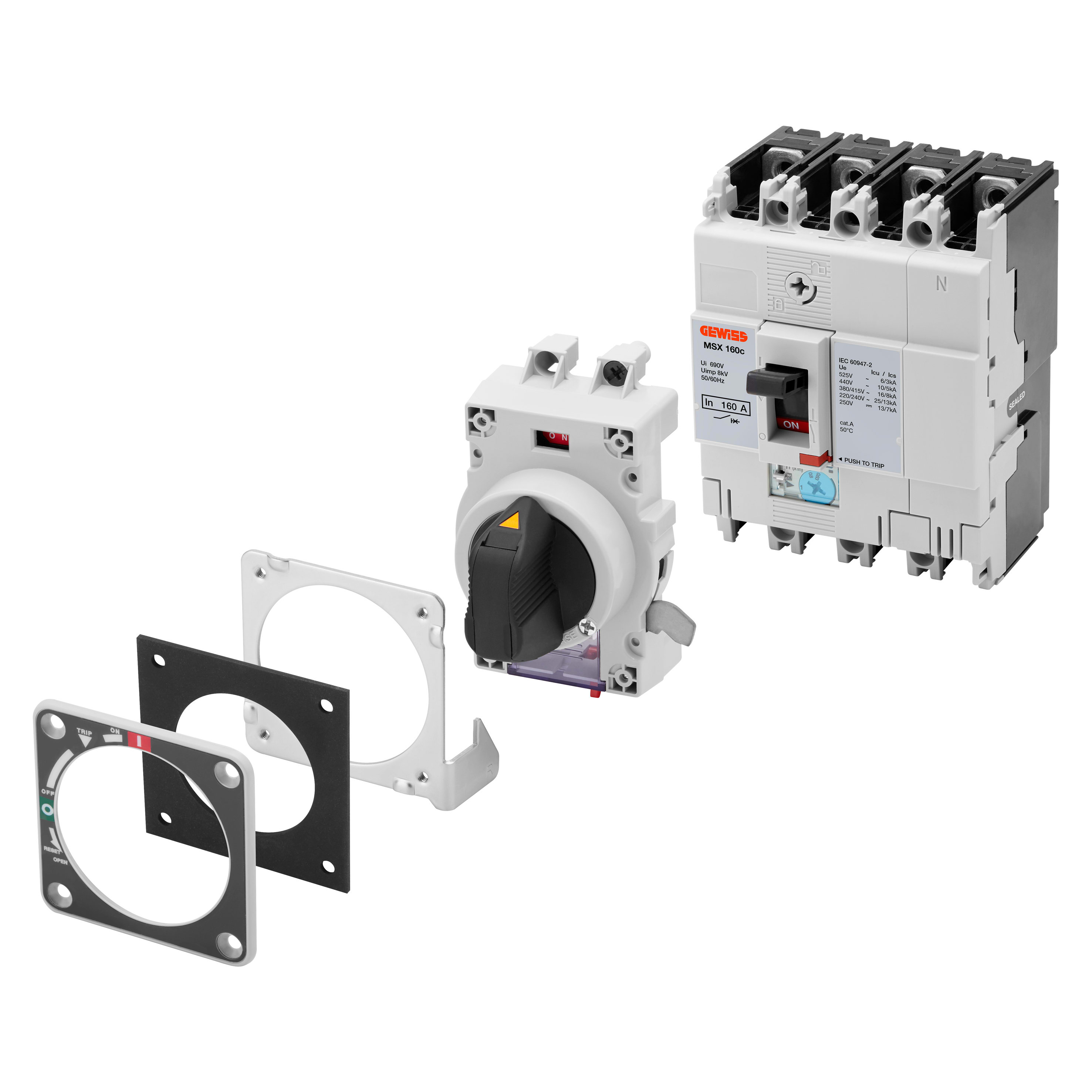 GEWISS - GEWGWD8618 MANOVRA ROT DIRETTA IP5X MSX/M160C