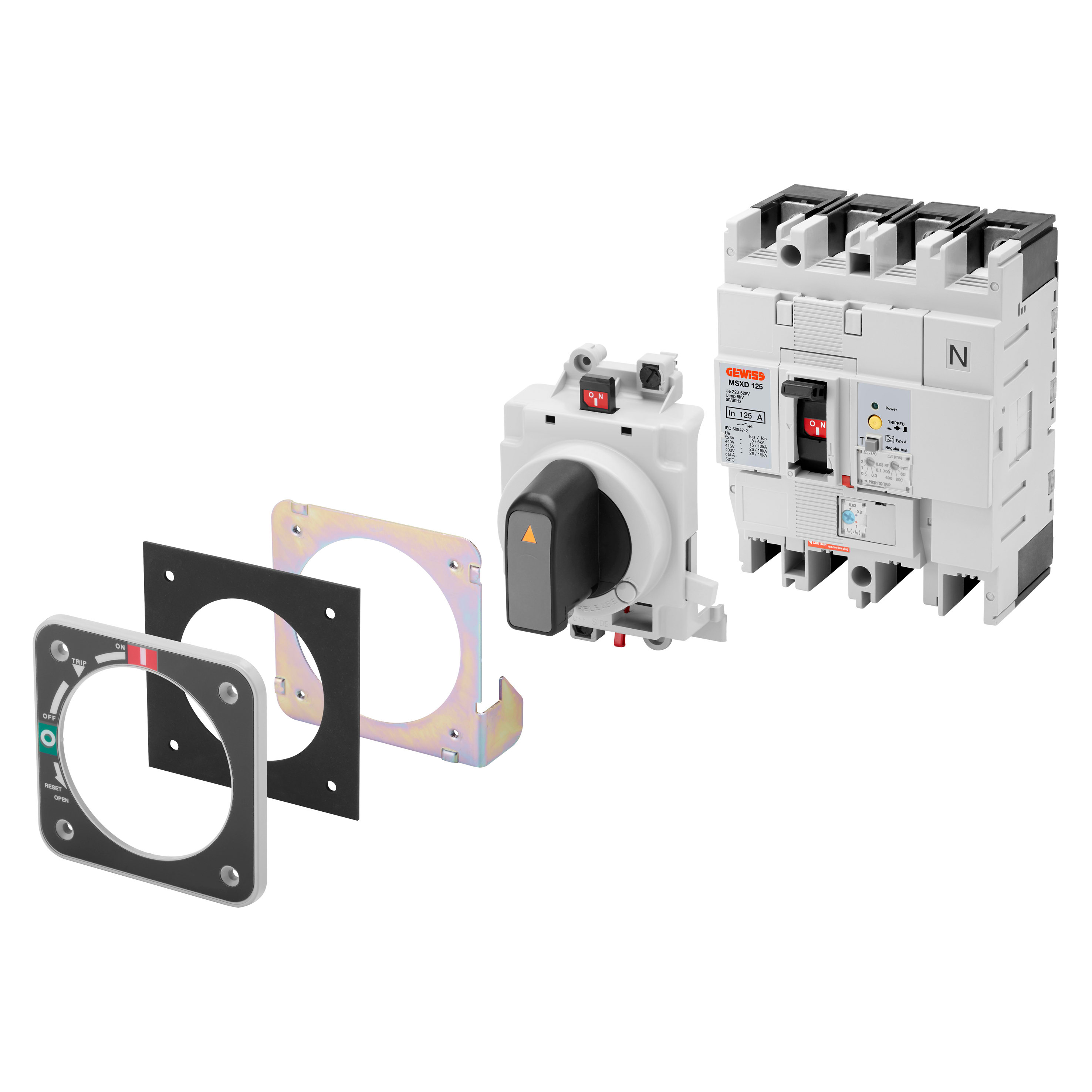 GEWISS - GEWGWD8622 MANOVRA ROT DIRETTA IP5X MSX/M/E400-630