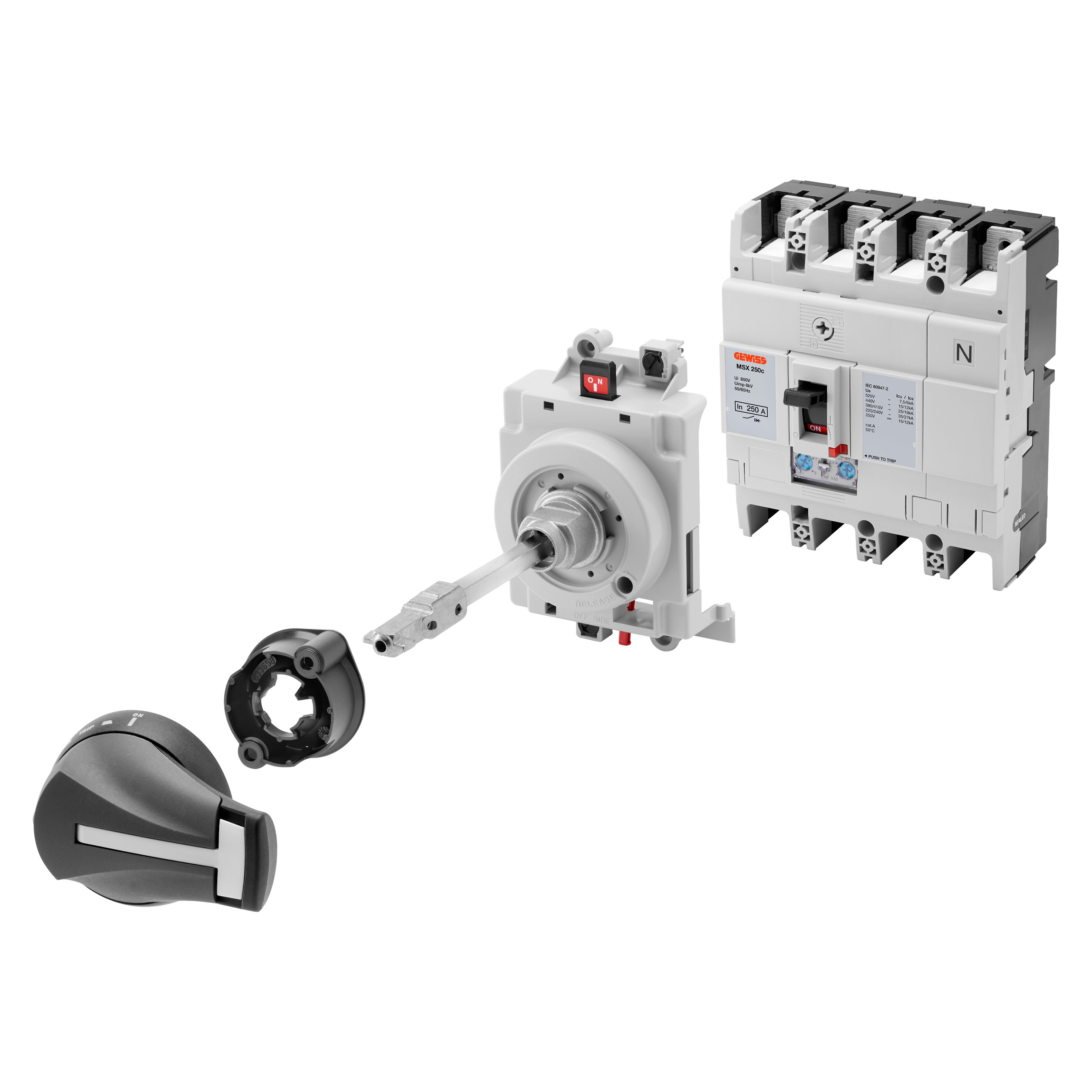 GEWISS - GEWGWD8634 MANOVRA ROT RINV IP5X MSXE/M1000