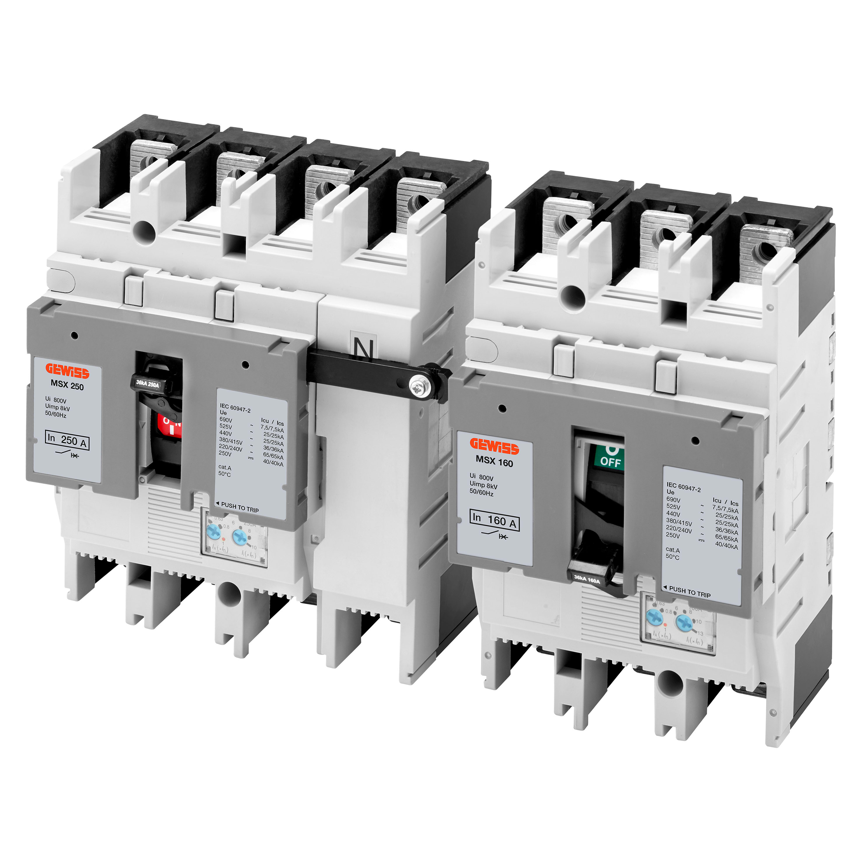 GEWISS - GEWGWD8655 INTERBLOC MECC LEVA SX 4P MSXE/M1000