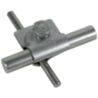 DEHN ITALIA SPA - DEH392209 MORSETTO MV INOX 200KA PER TD 8-10/16MM