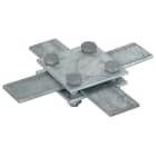 DEHN ITALIA SPA - DEH318033 MORSETTO A CROCE FE/TZN PER PT 30/30MM