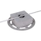 DEHN ITALIA SPA - DEH253335 STAFFA PORTAFILO PVC CON ZOCCOLO 4,6 KG