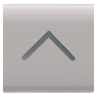 GEWISS - GEWGW13545 TASTO INTERCAMBIABILE - 22X22mm - FRECCIA VERTICALE - NATURAL BEIGE SATINATO - CHORUSMART