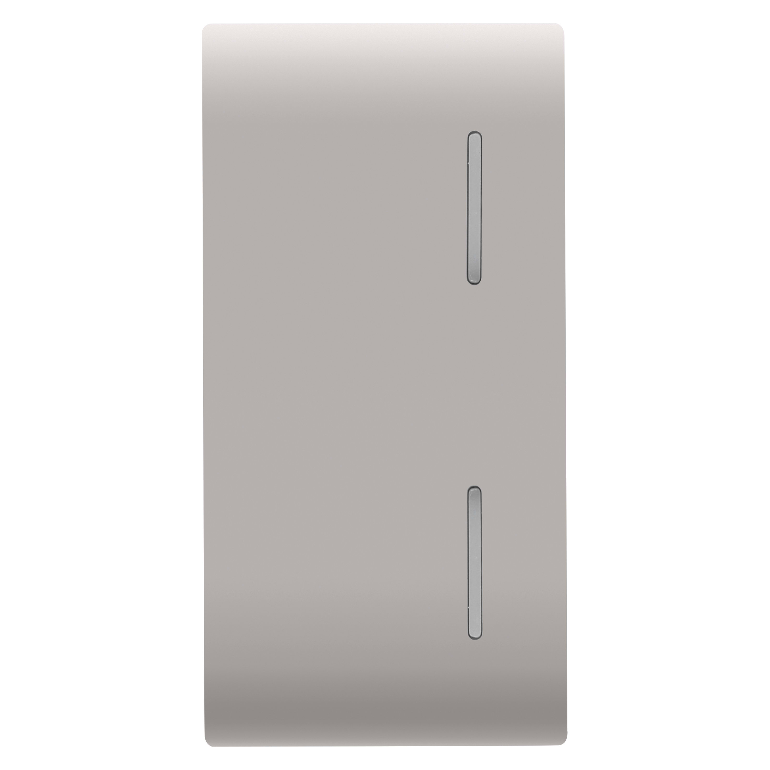 GEWISS - GEWGW13557 TASTO INTERCAMBIABILE PER PULSANTIERA - CON 2 DIFFUSORI - 1 MODULO - NATURAL BEIGE - CHORUSMART