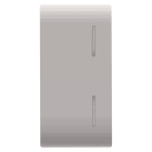 GEWISS - GEWGW13557 TASTO INTERCAMBIABILE PER PULSANTIERA - CON 2 DIFFUSORI - 1 MODULO - NATURAL BEIGE - CHORUSMART